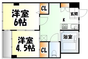 ブランハイム長町の物件間取画像